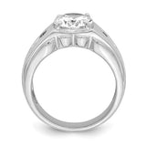 Faux and Fabulous™ 3.04 Ct Oval CZ Statement Ring in Sterling Silver - Roxx Fine Jewelry