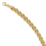 Woven Circles Graduated Necklace and Bracelet in 14K Yellow Gold - Roxx Fine Jewelry