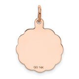 St. Christopher Medal in 14K Rose Gold - Roxx Fine Jewelry